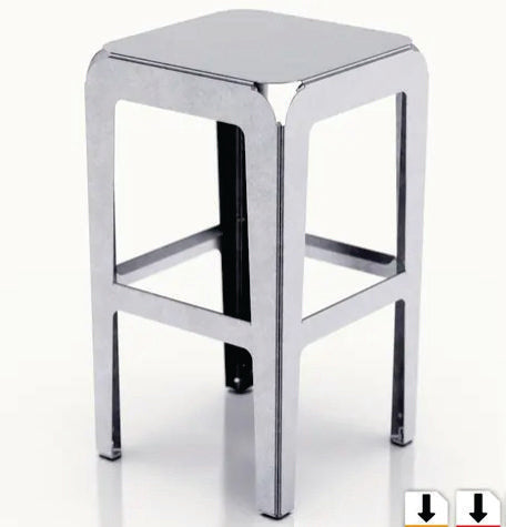 Taburete de Bar de Metal