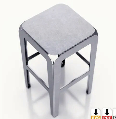 Taburete de Bar de Metal